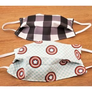 [Marvel] Unisex Captain America & Black Plaid (2)